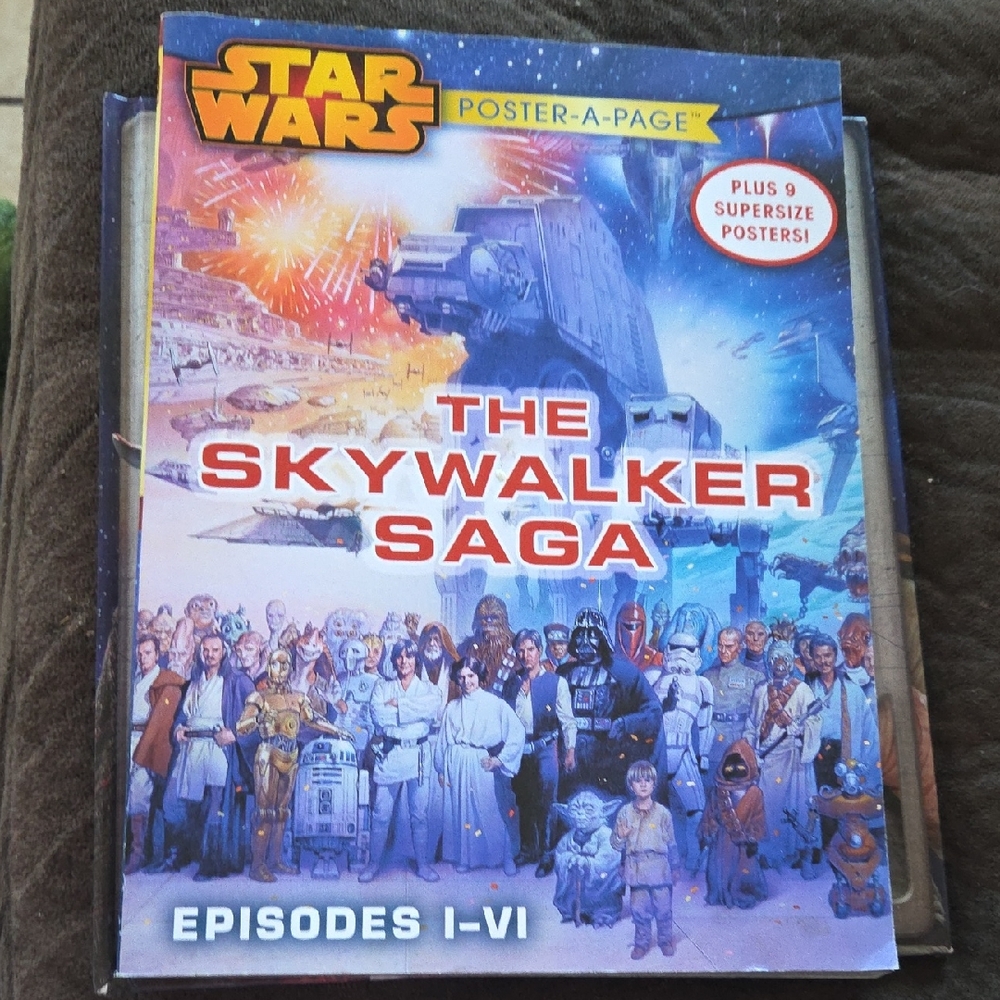 Star Wars The Skywalker Saga Poster Book - Red, Blue, White